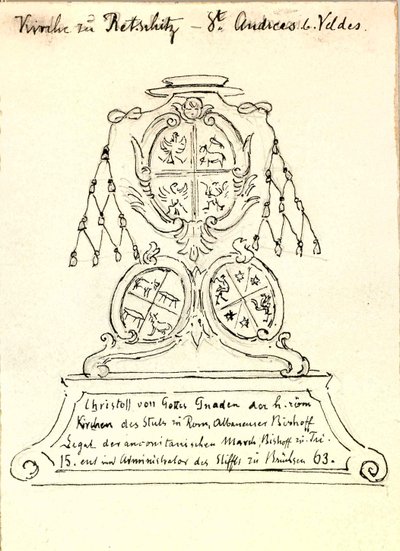 Coat of Arms of the Bishopric of Brixen by Ladislav Benesch